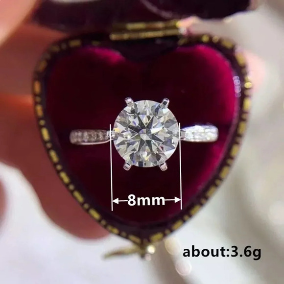 💕  Exclusive 925 Silver Plated 3A CZ Ring for Women, FB16FA1070 - Picture 7 of 9